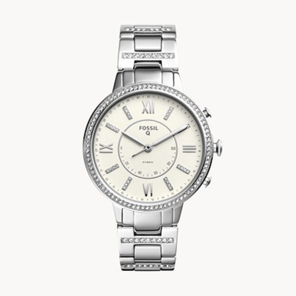 FOSSIL Hybrid Smartwatch Virginia Stainless Steel - Picture 2 of 6